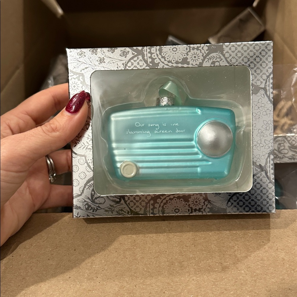 Taylor Swift our song radio ornament